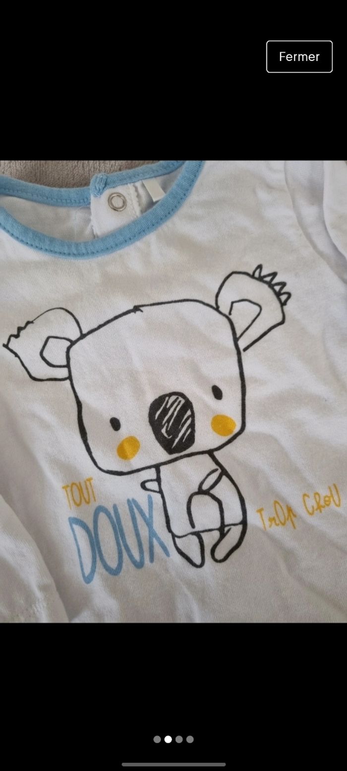 Ensemble pantalon coton & tee shirt ML - photo numéro 2