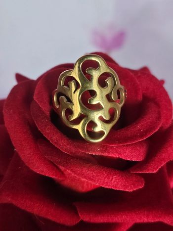 Bague fine bohème, acier inoxydable