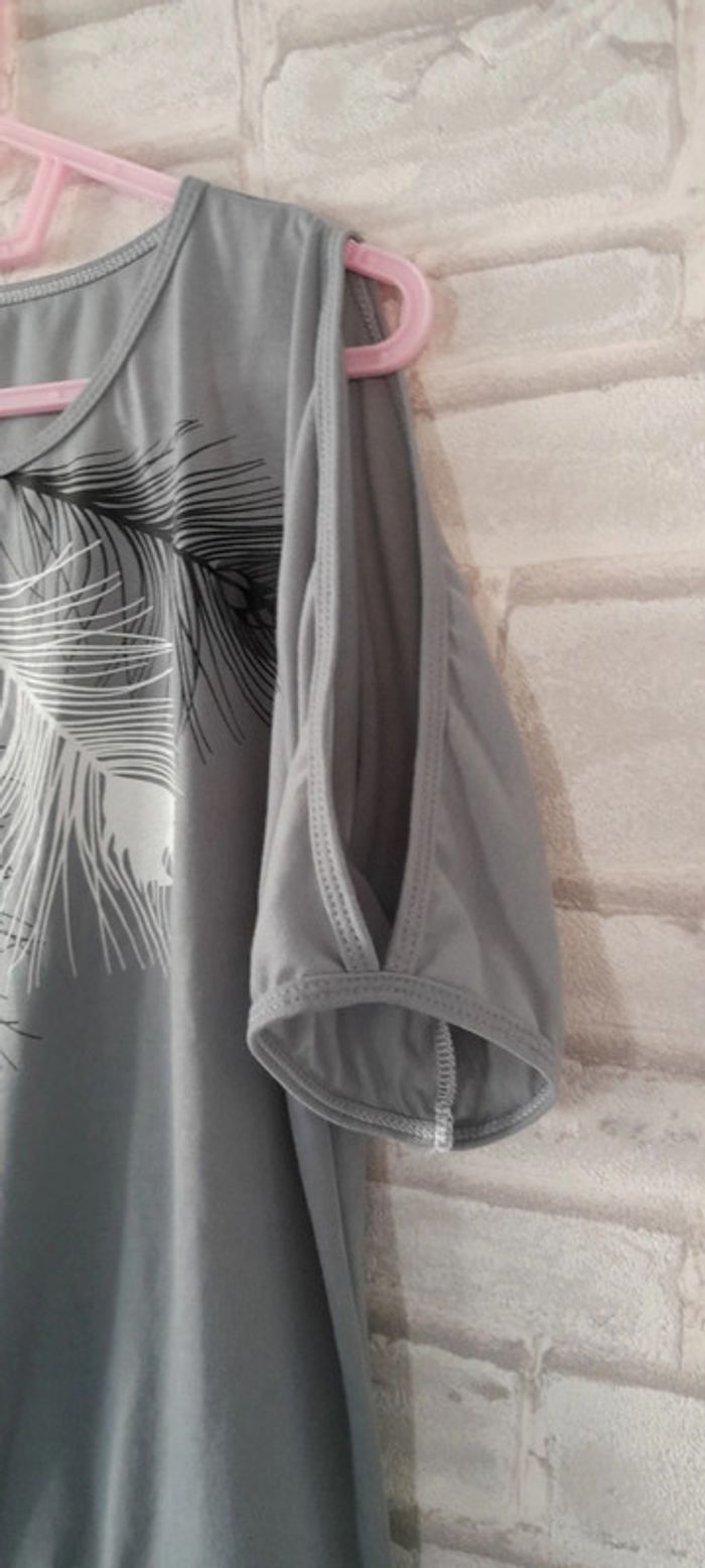 Tee shirt 38 gris - photo numéro 2