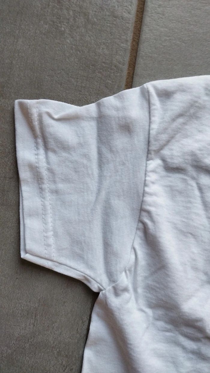 Tee-shirt blanc fruit of the loom taille 3/4 ans - photo numéro 4