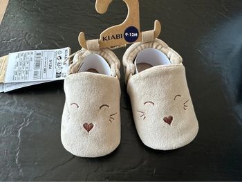 Chausson animaux velours