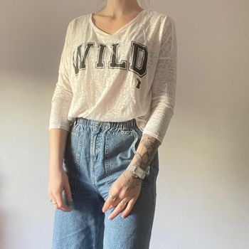 Tee Shirt blanc « Wild »