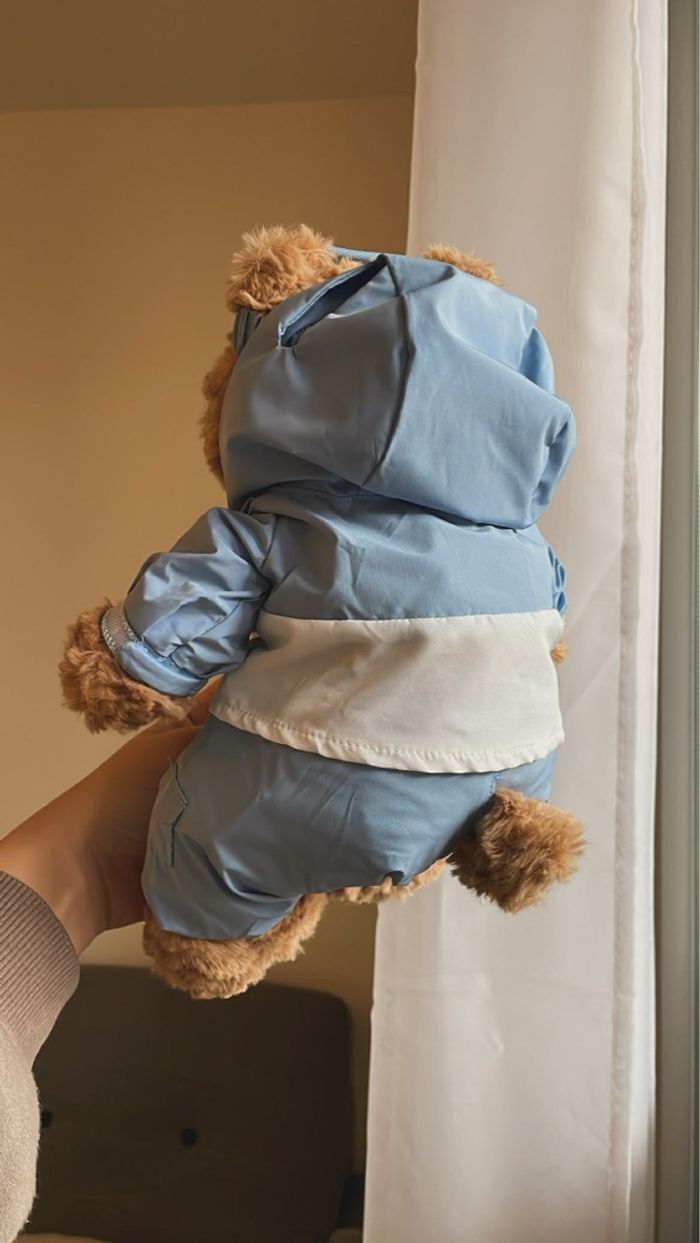 Peluche Jellycat Bartholomew Bear suit Snow - photo numéro 4