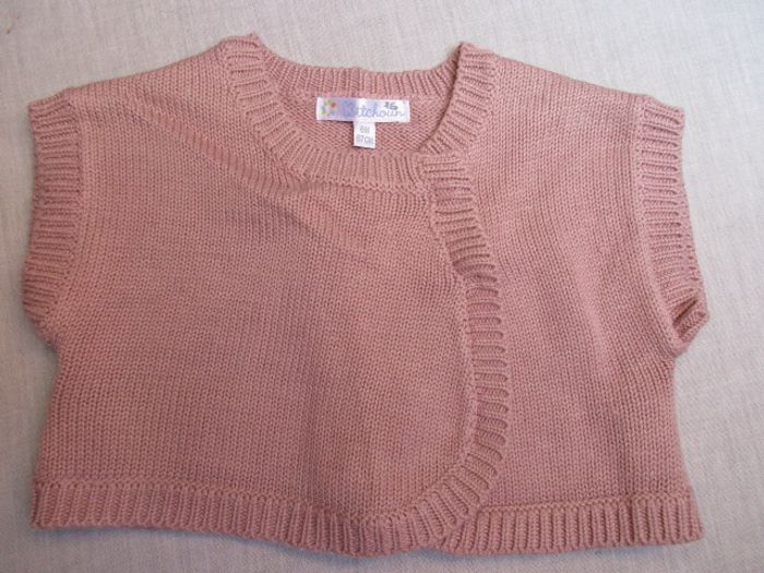 Ensemble pantalon, t-shirt et gilet, 6 mois - photo numéro 4