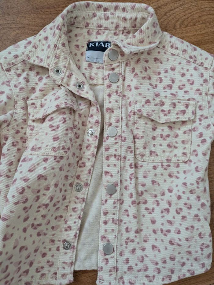 Lot de 2 vestes en jean 6 mois - photo numéro 3