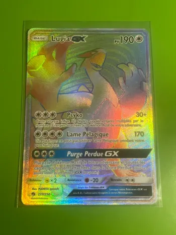 Lugia GX 227/214 (Rainbow, Arc en ciel) - Tonnerre perdu Pokémon FR