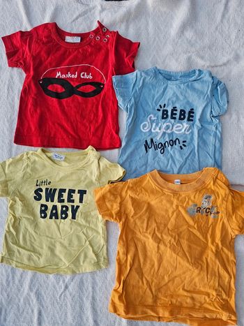 Lot de 4 tee shirts