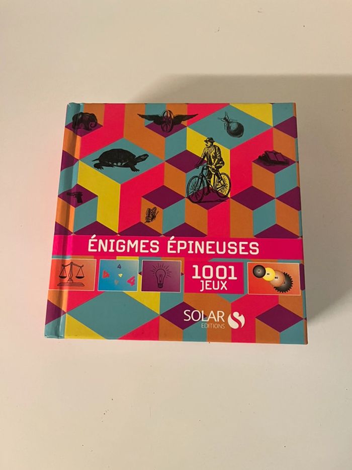 Livres énigmes épineuses 1001 jeux
