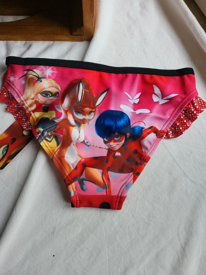 Culotte maillot de bain miraculous ladybug brillant 4 ans - photo numéro 4