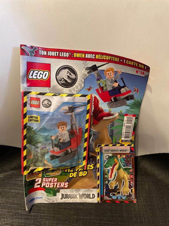 Lego jurassic World mini figurine édition limitée Owen + bébé dinosaure minifigures officiel