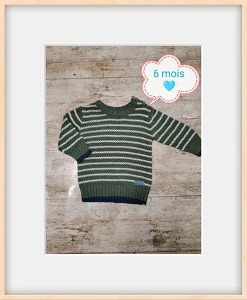 Joli pull garçon 6 mois 68 cm