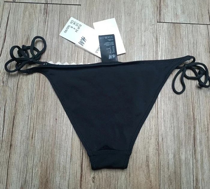 Bas de maillot de bain H&M noir taille 34 - photo numéro 2