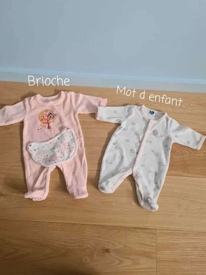 Lot de pyjama 1 mois - photo numéro 5