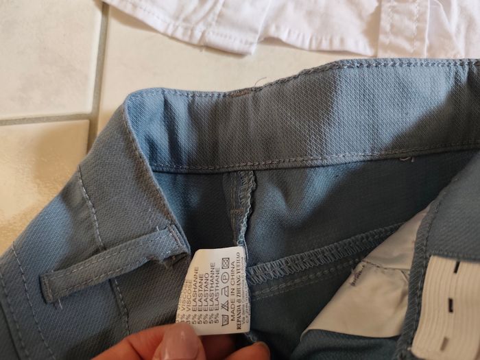 Ensemble cérémonie / mariage / baptême 
short + chemise manches courtes+ gilet + noeud papillon - photo numéro 6