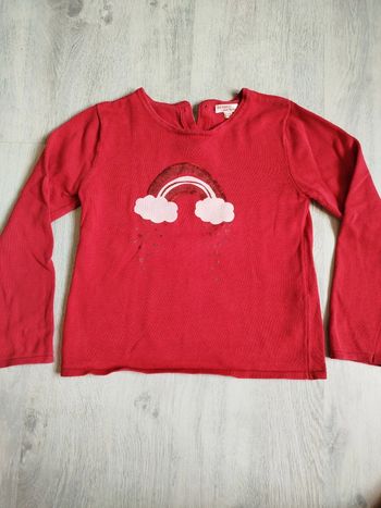Pull arc en ciel sequins du pareil au même 8 ans
