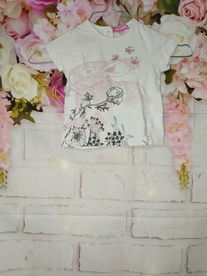 Tee shirt blanc 9mois