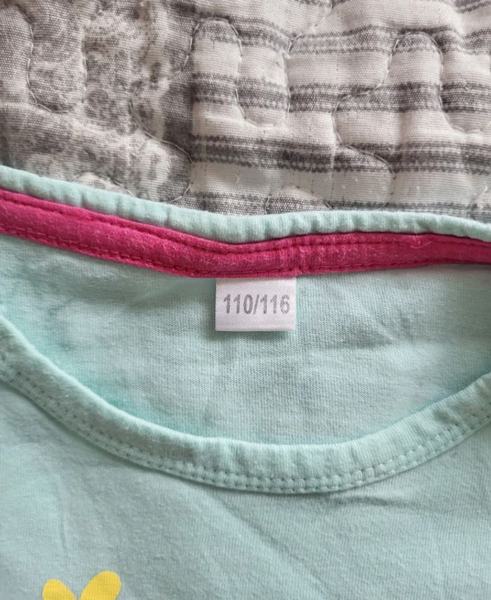 Tee shirt bleu clair zeeman 5/6 ans - photo numéro 3