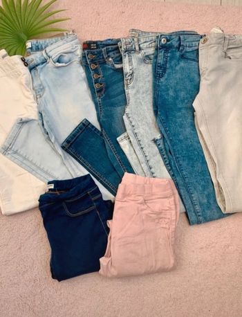 Lot de 8 jeans 34/36