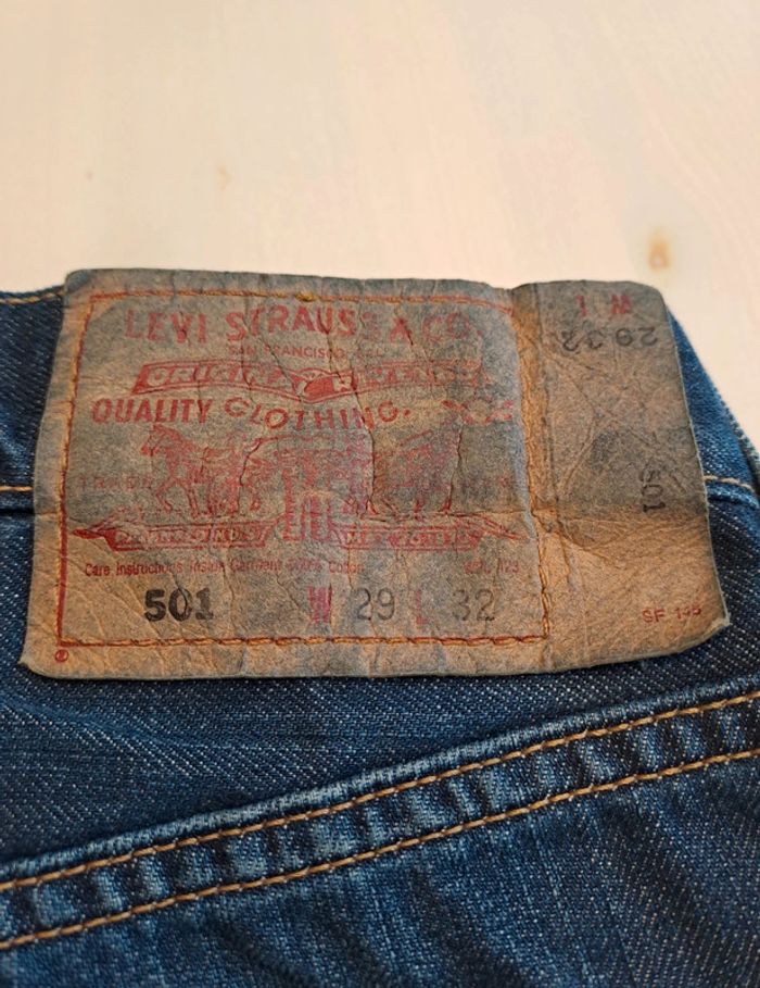 Jeans Levi's 501 29x32 - photo numéro 4