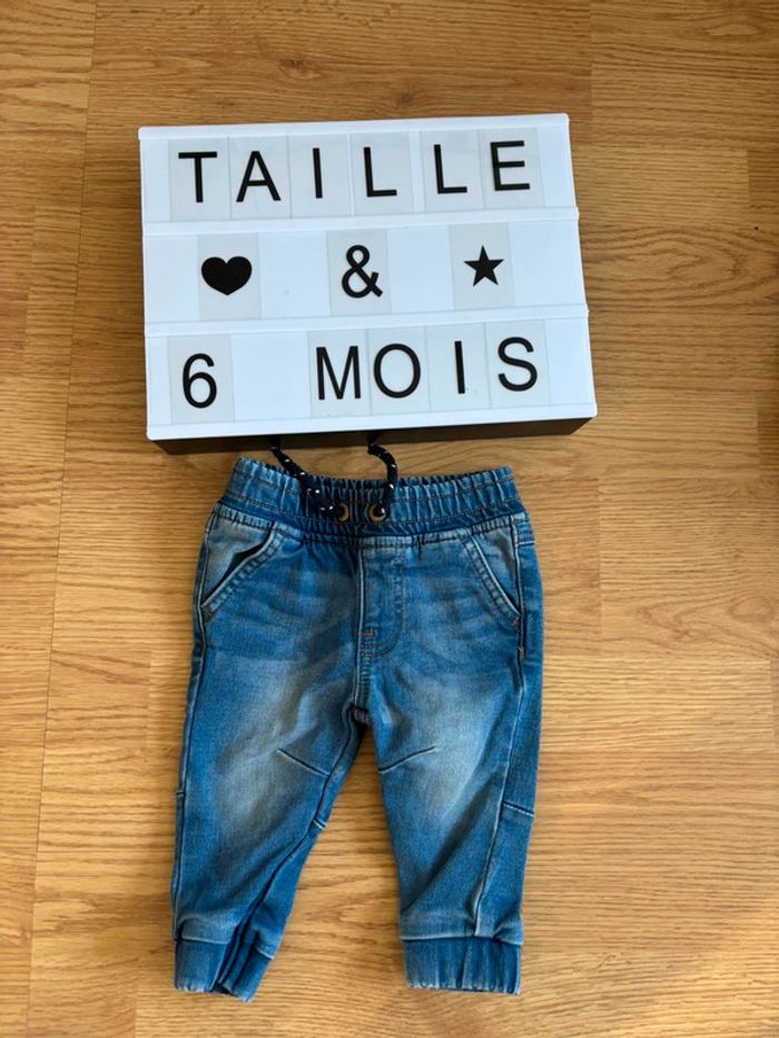 Jean cargo bleu