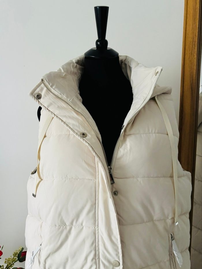 🧥 Doudoune sans manches crème - photo numéro 6