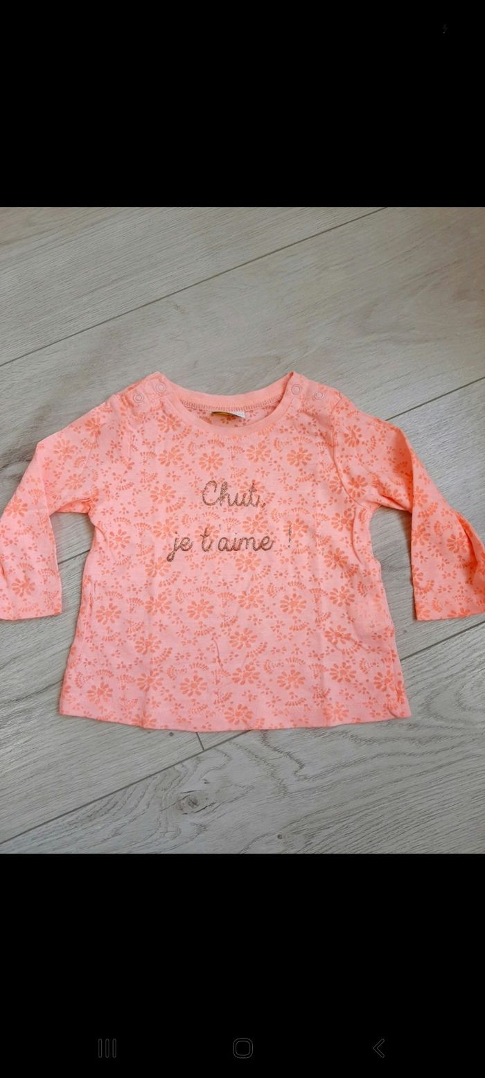 Lot 4 maillots 6 mois