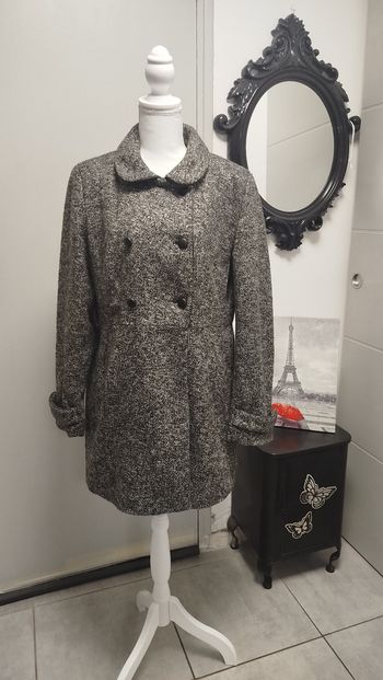 Manteau gris Camaïeu