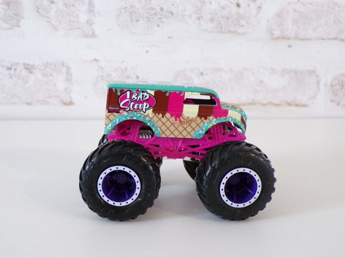 Monster Trucks - Hot Wheels - Hotwheels - 1 Bad Scoop (J14) - photo numéro 3
