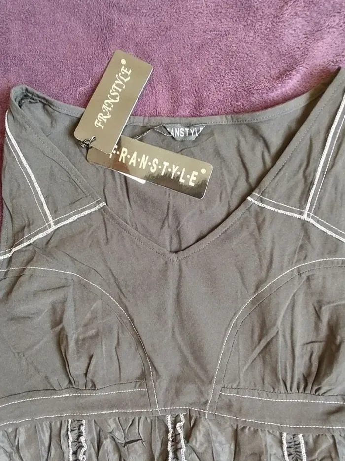Tunique effet froissé T. 38 - photo numéro 4