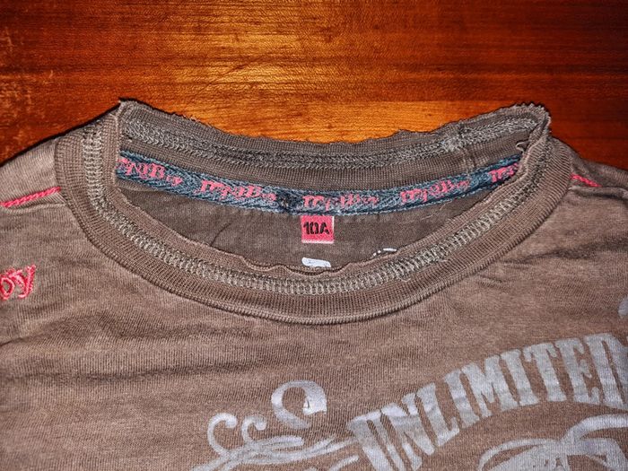 T.shirt marron 10 ans - photo numéro 3