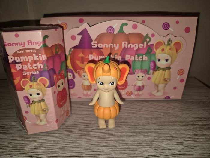 Sonny angel elephant / éléphant Pumpkin Patch series Halloween neuf