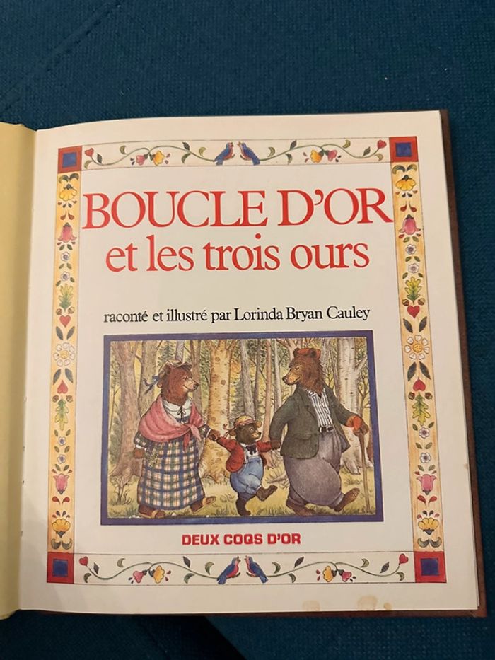 Livre ancien Boucle d’or et les trois ours deux coqs d’or Lorinda Bryan Cauley album - photo numéro 9