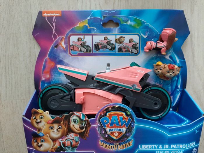 Moto liberty et sa moto transformable paw patrol