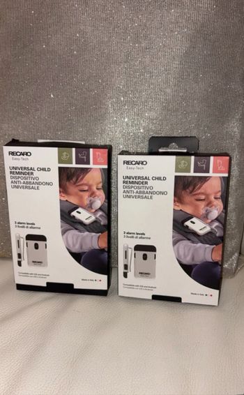 Lot de 2 Dispositifs Anti-Abandon RECARO Easy-Tech - Neufs