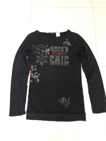 T-shirt manches longues - t 14 ans