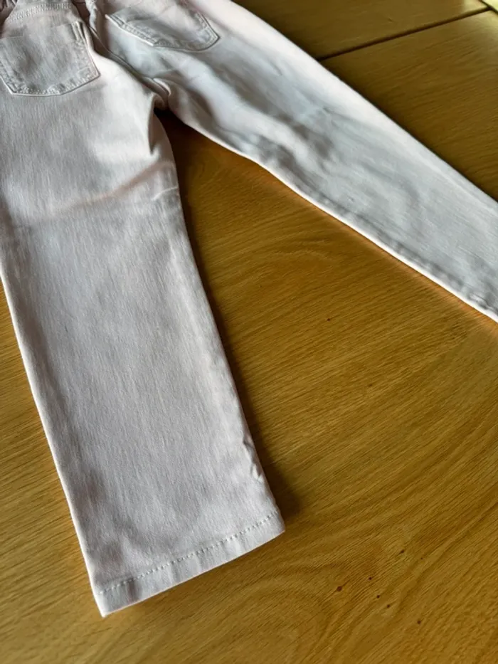 Pantalon taille haute rose pâle NEUF - Taille 4 Ans - photo numéro 10