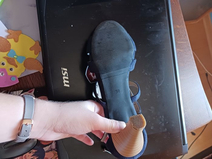 Talons hauts bleu marine t38 - photo numéro 9