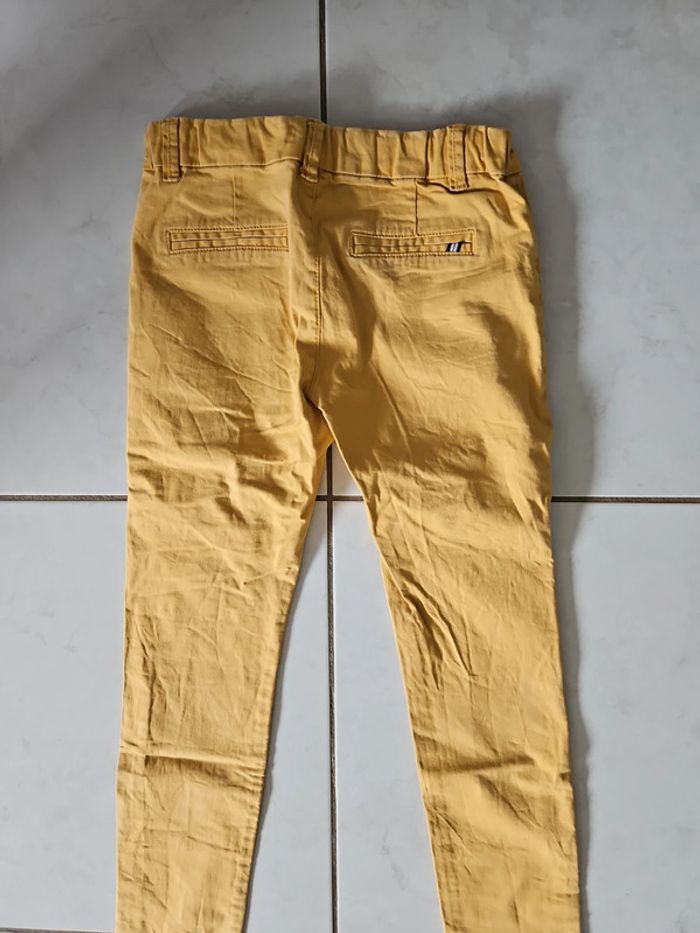 Pantalon chino garçon jaune Tao 10 ans chla4 - photo numéro 5