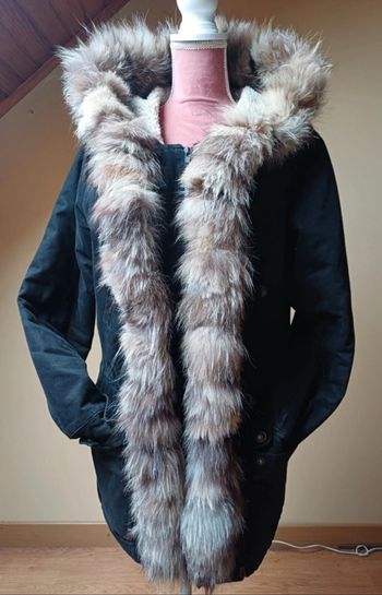Parka avec bordure fourrure 