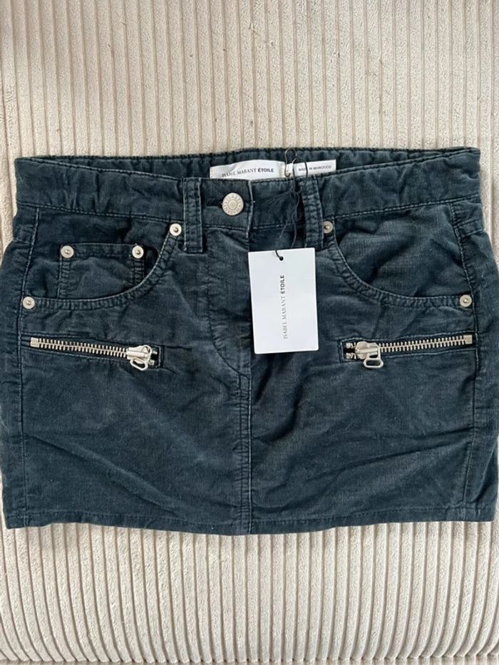 Minijupe Isabel Marant grise