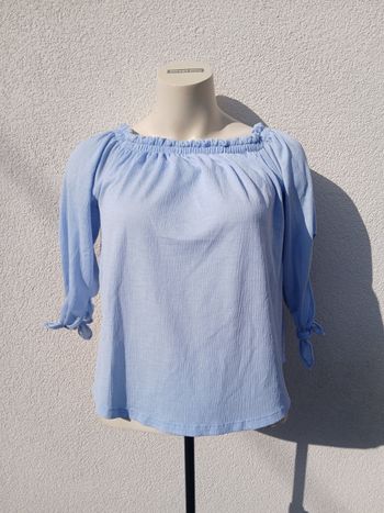 Blouse bleue 
