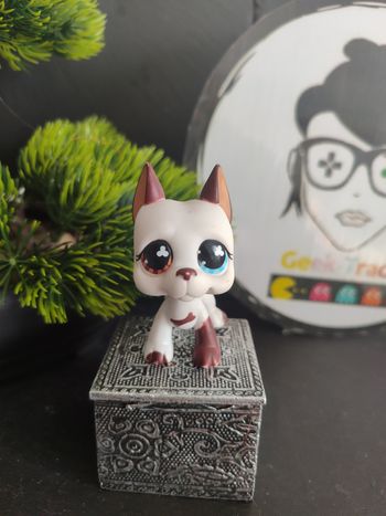 Littlest Petshop Pet Shop LPS Authentic  Authentique dog Great Dane 577 Danois