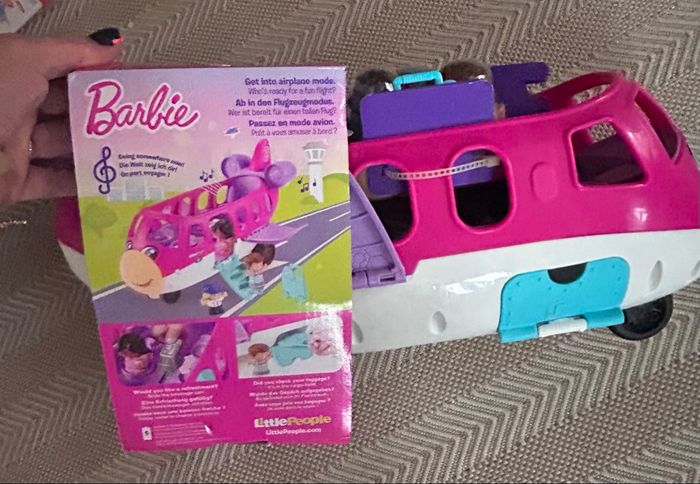 Avion de rêve Fisher-Price Barbie Little People – Neuf ✈️✨