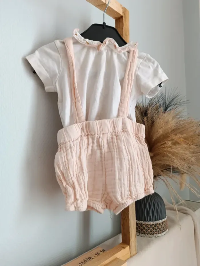 Ensemble short + t-shirt 18 mois