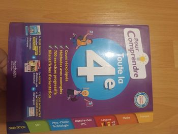 Cahier de cours toutes la 4e