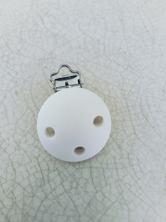 Lot de clips en silicone blanc - photo numéro 2