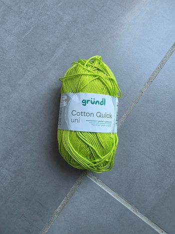 Pelote coton vert