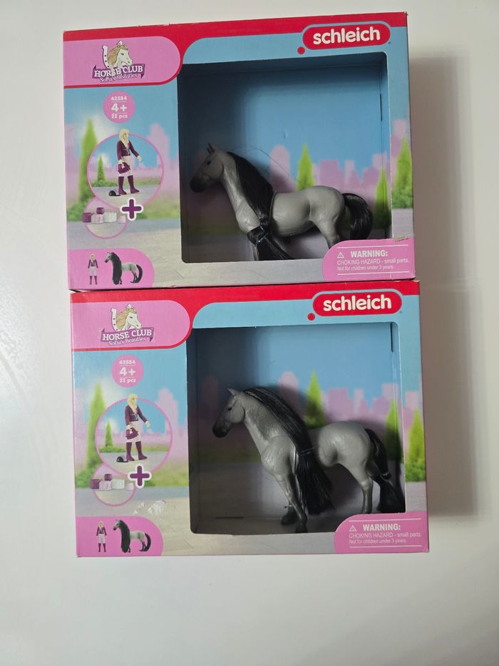 Lot 2 Schleich Horse Club Sofia's Beauties - Sofia & Dusty kit de démarrage, Figurine 42584 - photo numéro 5