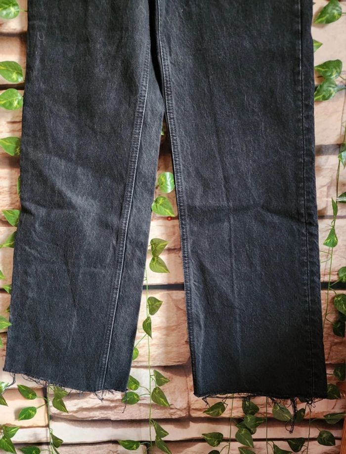 🌸Jeans Noir Jambes larges Zara Taille 32🌸 - photo numéro 3