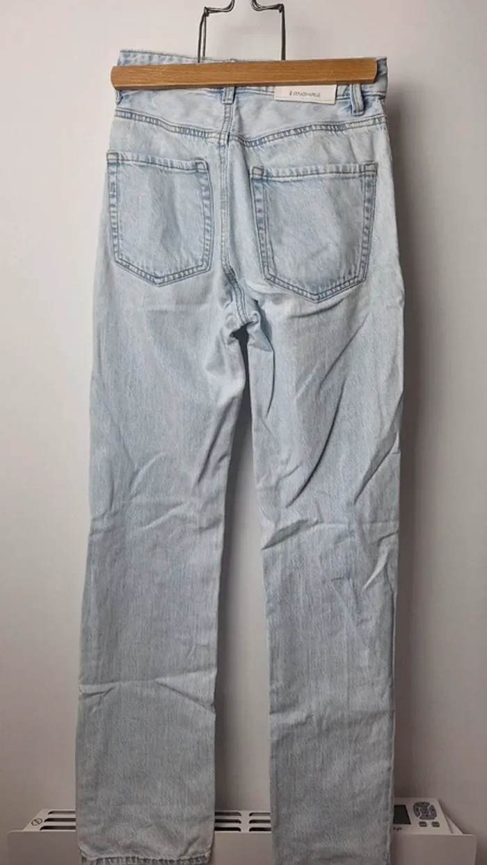 Jeans bleu clair Stradivarius 32 - photo numéro 2